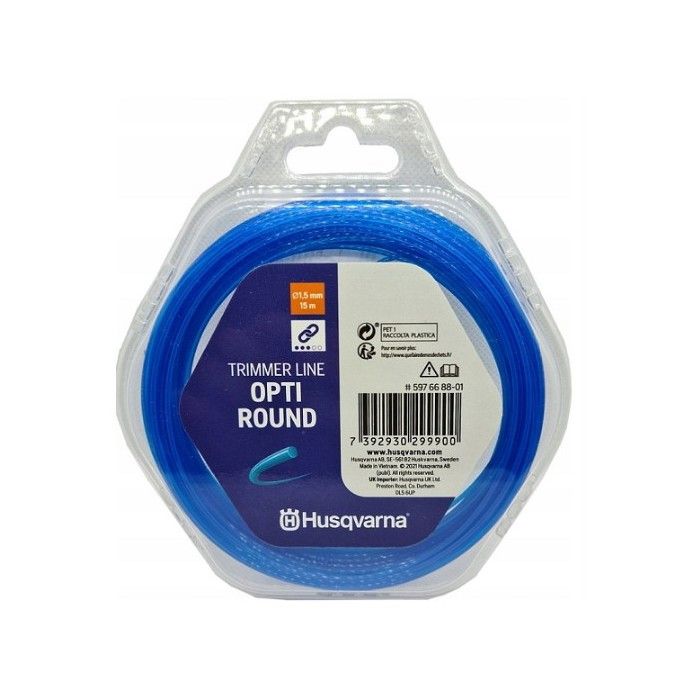 Fil de coupe pour débroussailleuses Husqvarna OPTI ROUND 15 mm x 15 ORIGINAL