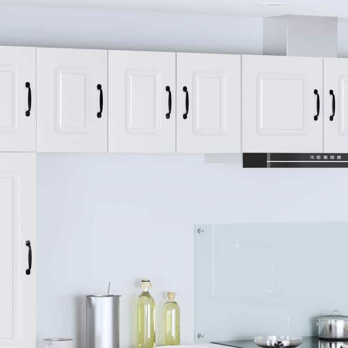 Cabinet de cuisine 1 PC Buffet Cuisine vaisselier avec stockage Kalmar Blanc 30x31x40 cm A13020