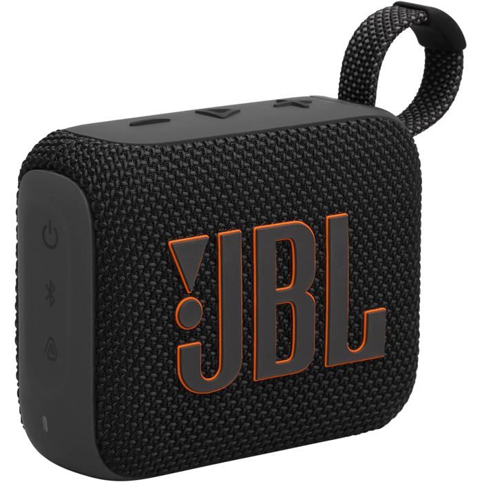 JBL GO 4 – Enceinte Bluetooth ultra-portable son JBL Pro 7 h dautonomie IP67 basses puissantes noir