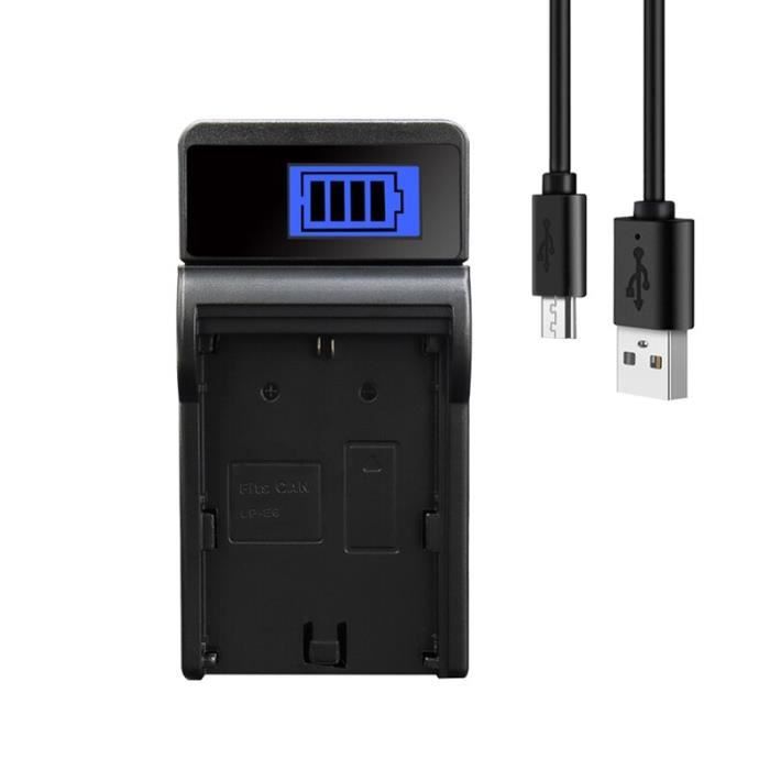Kit 2 Batterie LP-E6NH E Caricabatterie Doppio USB-C 2 Batterie LP-E6NH + Doppio Caricabatterie USB-C Per Canon - Compatibili Con 5D Mark IV, 6D, 7D, EOS R E Altri Batteria 2600mAh Per