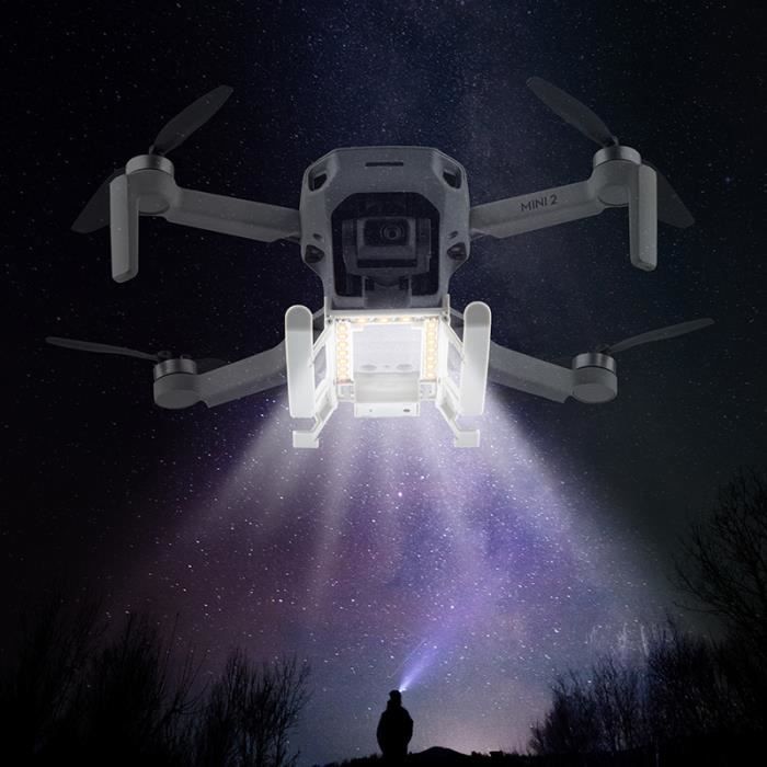 Lampe d'atterrissage LED pliable pour drone DJI Mavic Mini/Mini 2 - AIHONTAI - Gris - Extérieur