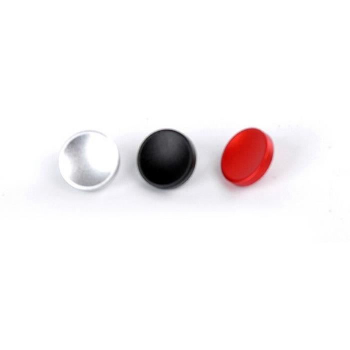 6 Boutons D√©clencheur Universels Concaves - Pour Appareil Photo Canon, Nikon (Rouge, Noir, Argent) - 3