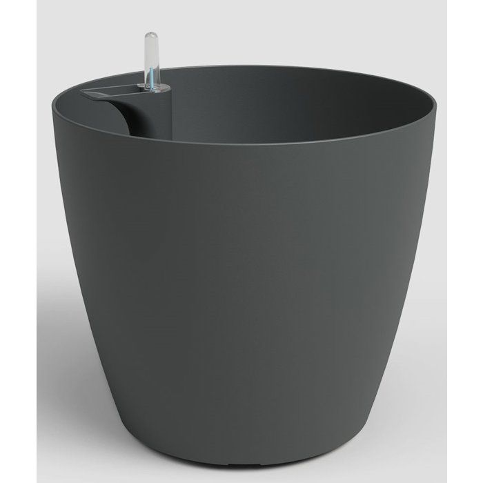 Pot de fleurs - ARTEVASI - San Remo SWS 36 MA - Intérieur/extérieur - Plastique - Ø36 x H335 cm - 25 L - Gris anthracite