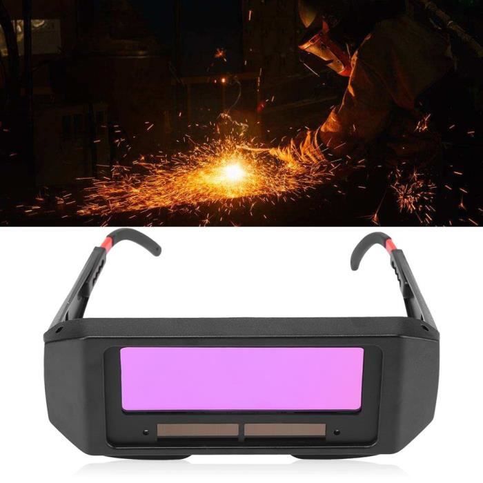 Lunettes De Soudage à Assombrissement Automatique Solaire - Protection Yeux TIG MIG Pour Soudage Au Gaz Et Arc