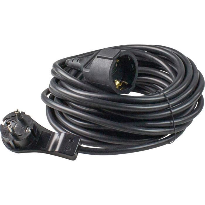 Schwabe Câble De Connexion Caoutchouc 3m H07RN-F 2x1,5 - Fiche Contact Croisé IP44