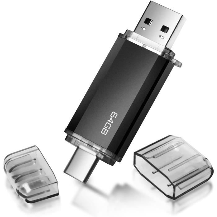 Clé USB C 64 GOType-C Clef USB 64 GO 2 en 1 OTG Pen Drive 64GB Mini USB C  Flash Drive 64GO pour Huawei-Oneplus-Xiaomi-Smartpho[390] - Cdiscount  Informatique