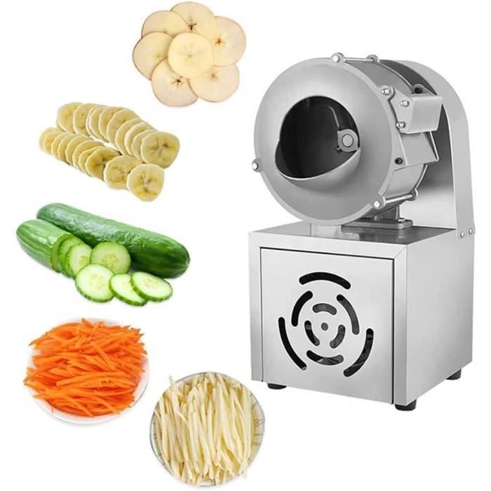 Déchiqueteuse électrique – Coupe Légumes – Machine à Trancher Pommes De Terre Carottes 180W