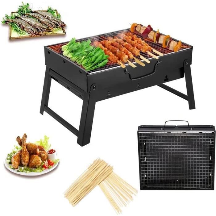28 cm Grille à Charbon de Bois, Grille à Charbon de Bois, Barbecue à