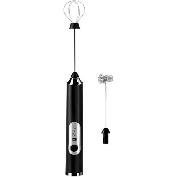 Mousseur à Café électrique Portable - Acier Inoxydable, Piles AA, Pour Lait, Matcha, Chocolat - Léger Et Puissant