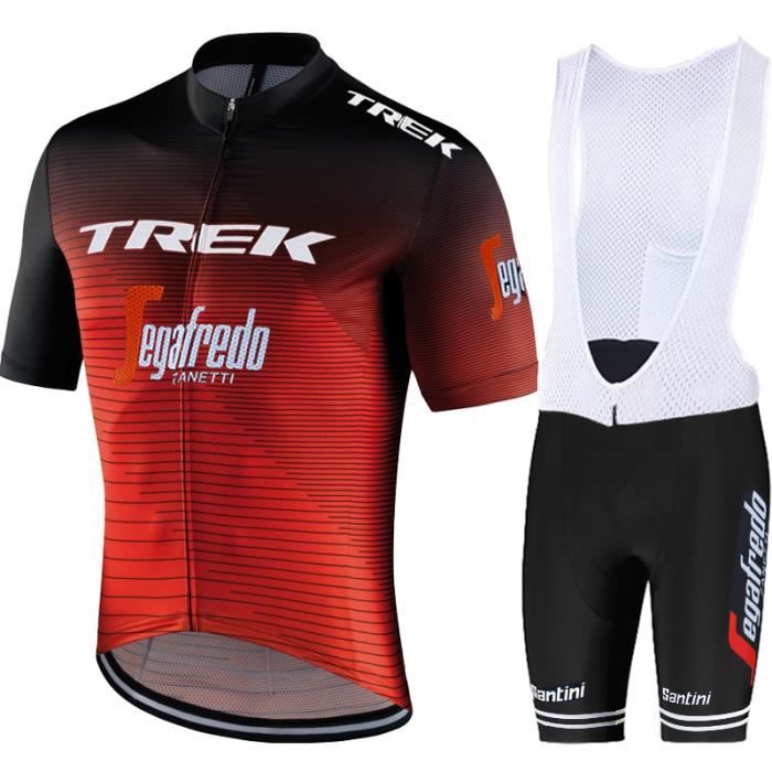 4XL - Ensemble de sport de cyclisme pour homme, uniforme de vélo de route, cuissard à bretelles, pantalon VTT