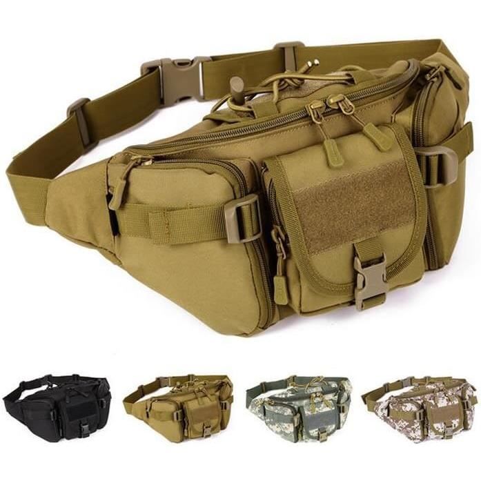 Sac Banane Tactique Homme – étui Pour Téléphone Portable – Extérieur, Sport, Armée