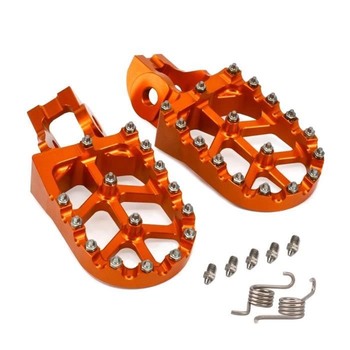 Repose-pieds de rechange universel en aluminium CNC pour motos SX SXF