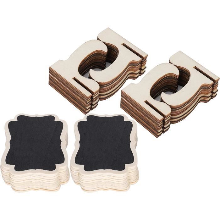 Lot De 6 Mini-tableaux Noirs Pour Porte - Réutilisables, Style Ardoise - Idéal Pour Messages, Rappels Et Décoration Murale - 11