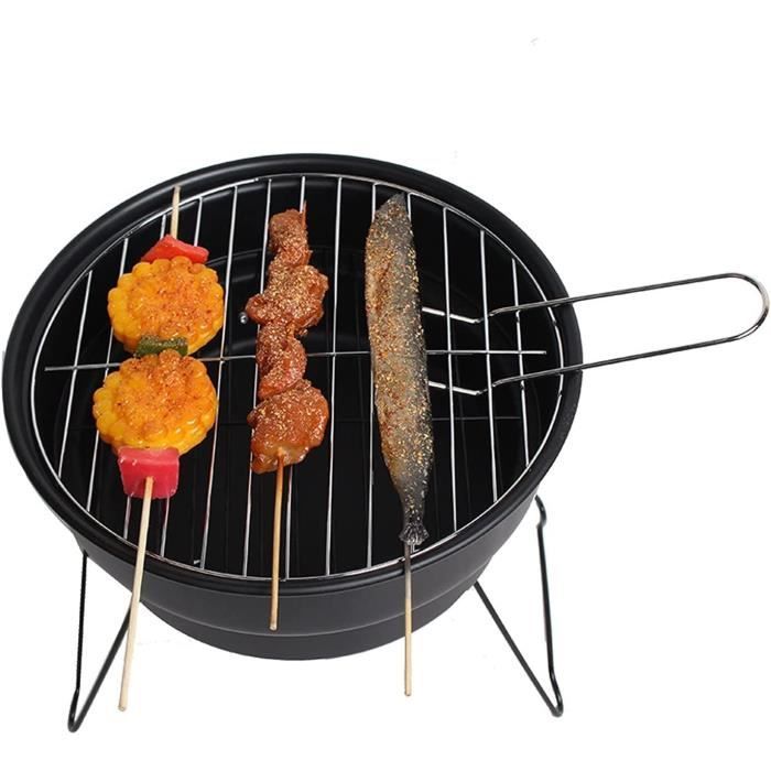 Grilles Rondes Pour Barbecue – Lot De 5, Fer, Diamètres 25/28/33 Cm, Maille 11 Mm, Réutilisables, Résistantes Haute Température