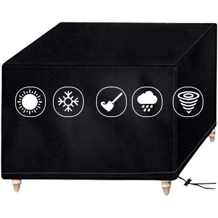 Housse De Rangement étanche Pour Coussins De Jardin 50x40x32cm - Polyester 210D, Protection UV, Avec Poignée - 9