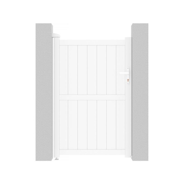 Portillon aluminium Lola - 101.2 x 155.9 cm - Blanc