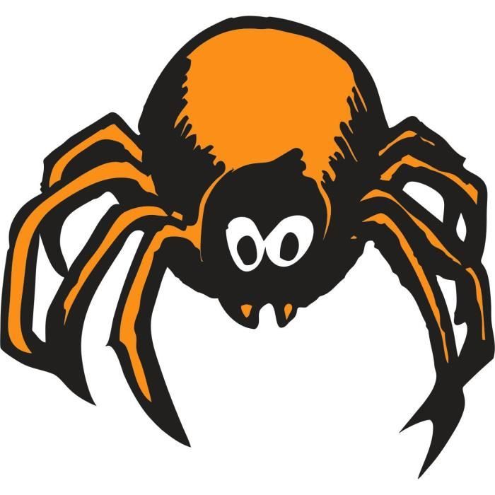Autocollant Sticker Fete Deco Halloween Araignee Cdiscount Maison