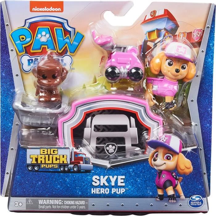 coffret pat patrouille big truck chien stella avec drone de sauvetage centre de commande singe set figurine animaux
