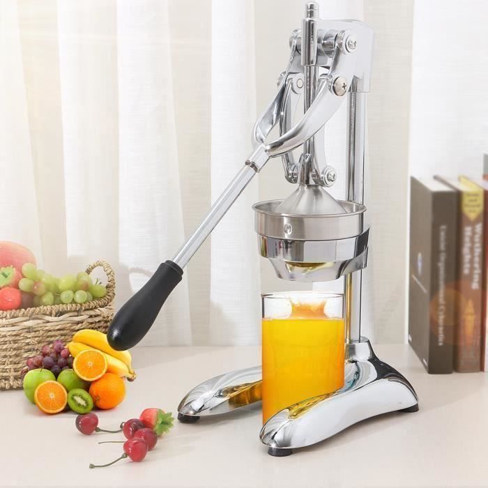 Presse-agrumes Manuel Extracteur Jus en Acier Inoxydable, Presse-citron et Bec Verseur Orange