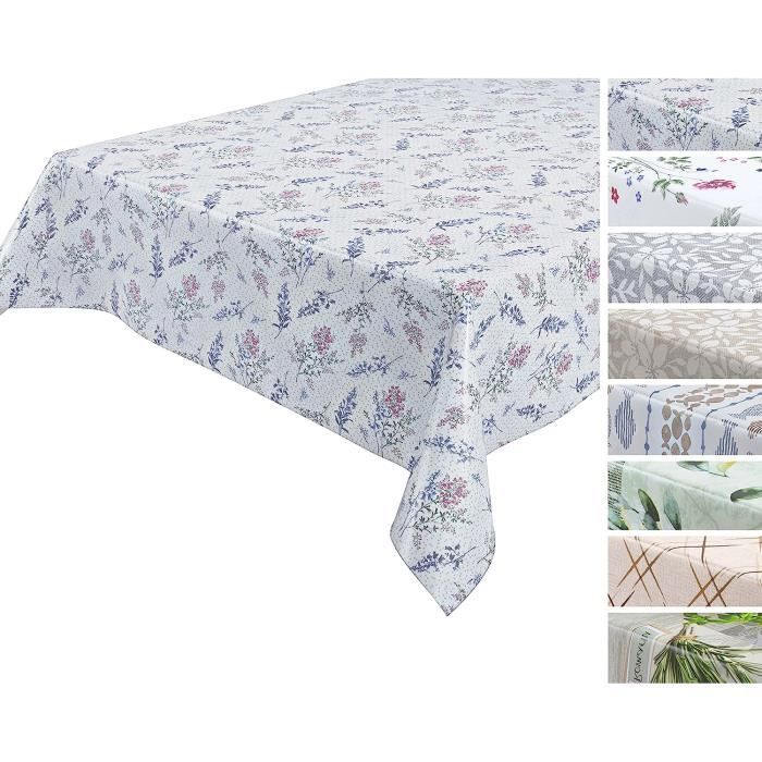 Nappe En Toile Cirée, Lavable, Pour Table De Jardin, Extérieur Et Intérieur, Ronde, 140 Cm, Motif Fraises