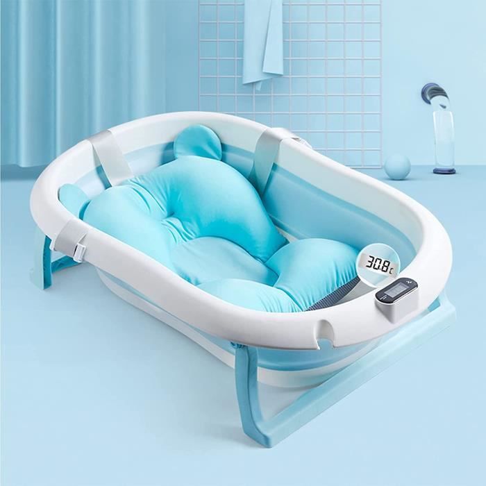 Coussin De Bain Bebe Support Siege De Bain Baignoire Bebe Pour Douche Nouveau Ne Tapis De Bain Antiderapant Pliable Matelas Dea234 Cdiscount Puericulture Eveil Bebe