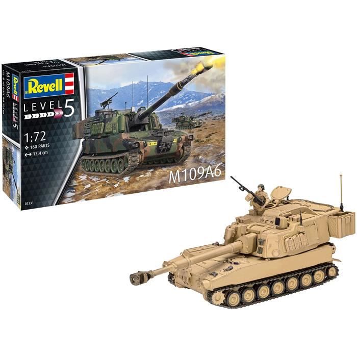 Maquette Char D'Assaut Léopard 2 à L'Échelle 1:72 - Modèle à Assembler Pour Enfants Et Collectionneurs