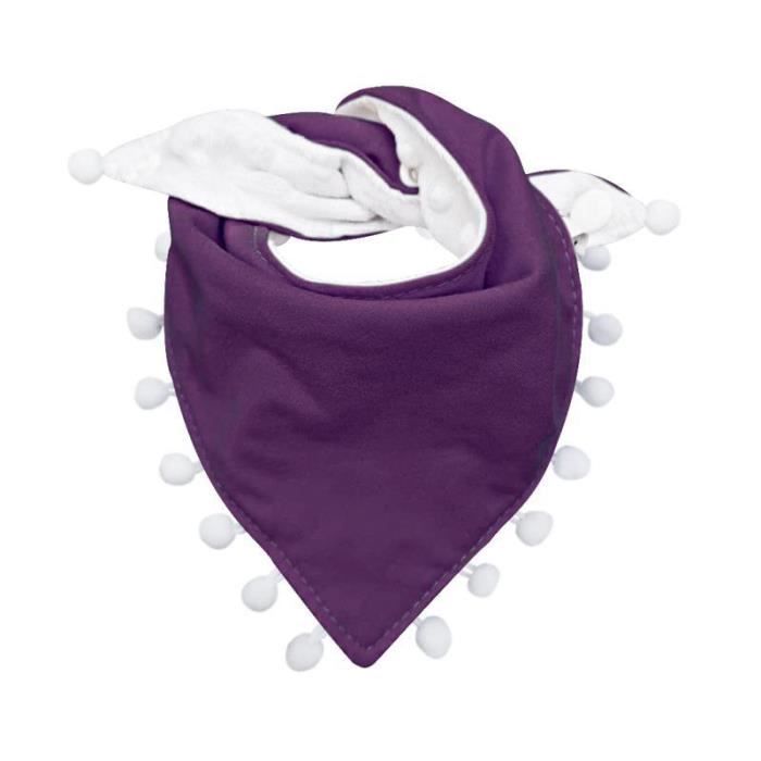 10 Bavoirs Imperméables Blancs Pour Peinture DIY - Bavoirs Bandana Réglables, Coton-polyester, 32x26 Cm, Cadeau Baby Shower Unisexe
