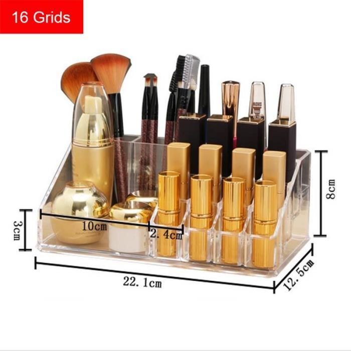 Qtip Lot de 3 boîtes de rangement en plastique acrylique transparent pour Q- Tips, distributeur de boules de coton, pots d'apothicaire, organisateur de maquillage avec étiquettes de 283,5 g