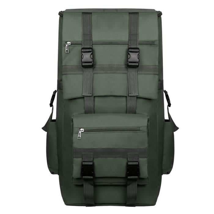 Sac à Dos Militaire Camouflage 45L VidaXL - Idéal Randonnée, Camping, Voyage