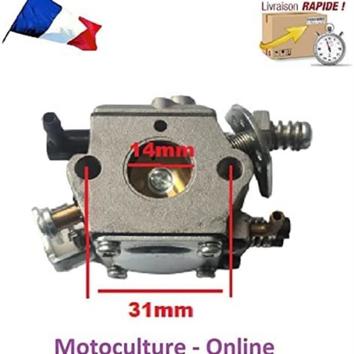 Carburateur - AUTREMENT - Petite tronçonneuse 25 cm3 - Alimentation moteur  - Compatible avec plusieurs marques