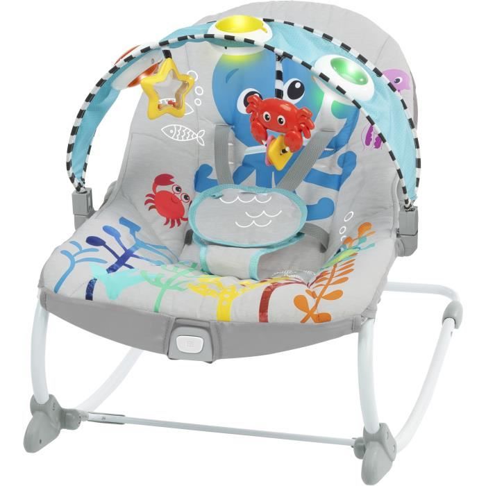 Transat balancelle - BABY EINSTEIN - Ocean Explorers Kick to It Opus Musical Infant to Toddler Rocke