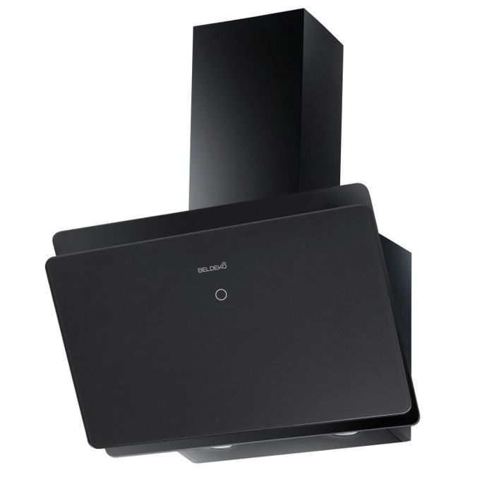 BELDEKO Hotte Inclinée 60 cm Noir 455 m3/h Silencieuse -