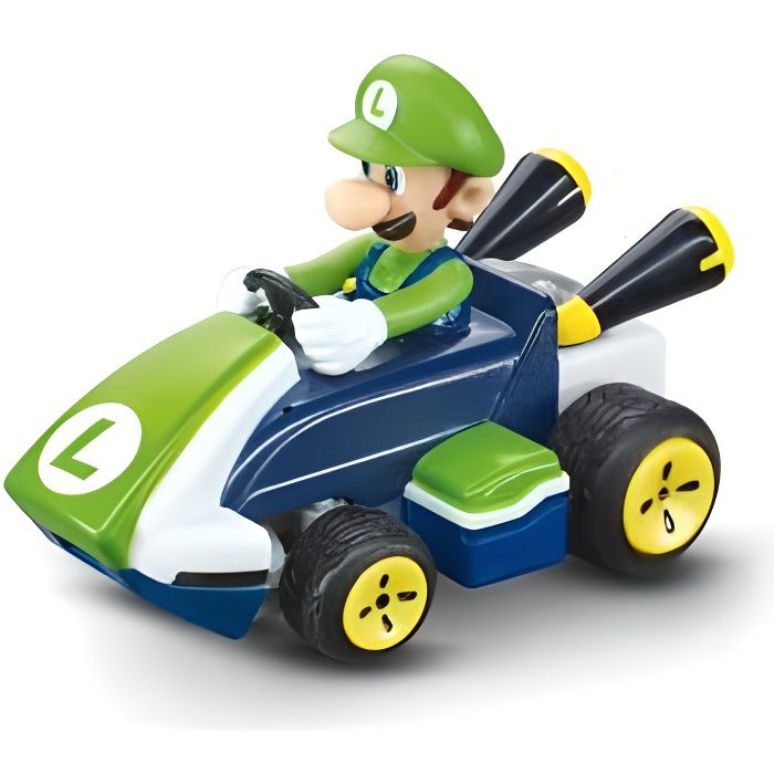 CARRERA-TOYS - 2,4GHz Mario Kart™ Mach 8, Luigi - Cdiscount Jeux