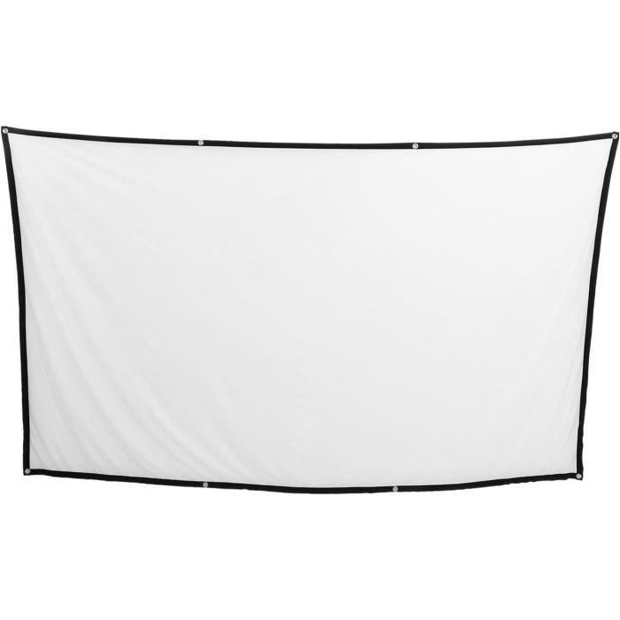 Aramox Écran De Projection Arrière En Tissu, Tissu PE, Blanc, 1,8x1,2 M