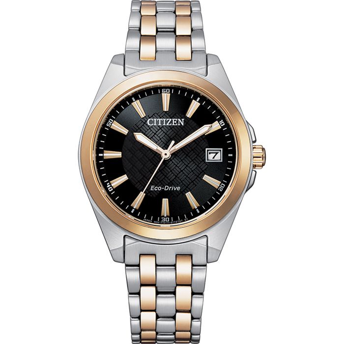 Montre Femme Citizen Eco-Drive Analogique Bracelet Acier inoxydable Multicolore EO1213-85E Montre Femme Citizen Eco-Drive Analogique Bracelet Acier inoxydable Multicolore EO1213-85E