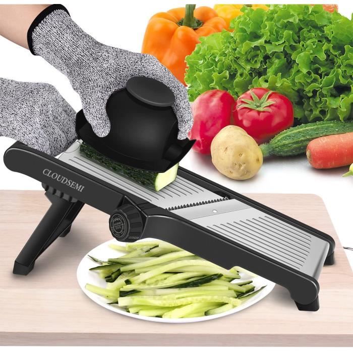 Mandoline de Cuisine Acier Inoxydable Multifonction Professionnel