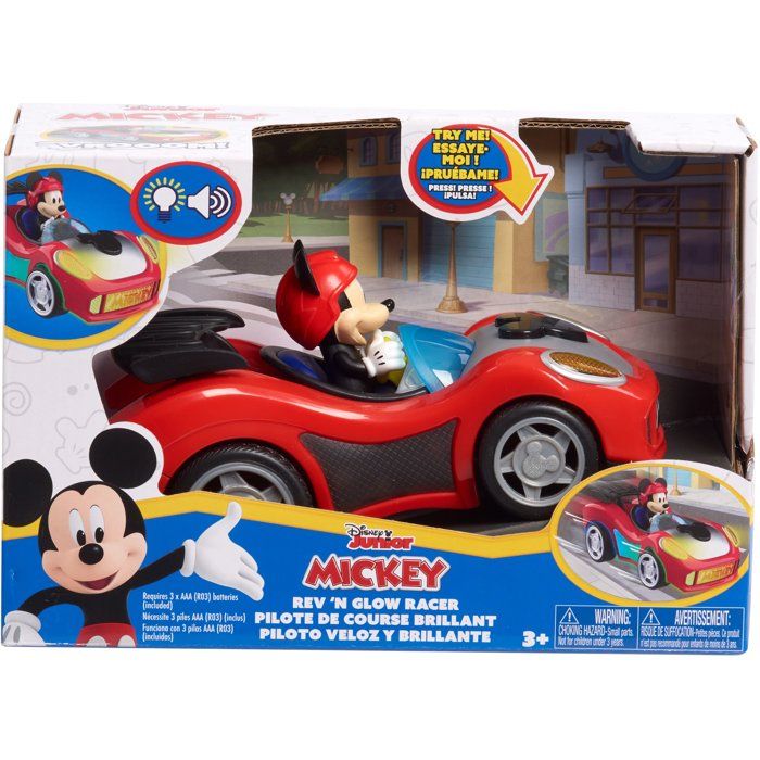 Voiture à rétrofriction DISNEY Mickey Revn Go Vehicle Dès