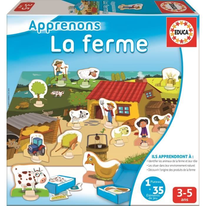 Jeu éducatif EDUCA La Ferme Découverte des animaux A partir de — free download