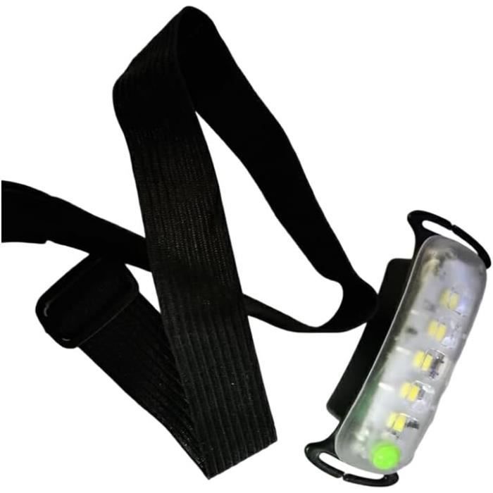 Mini lampe frontale étanche à LED COB avec bandeau, 3 modes d'éclairage