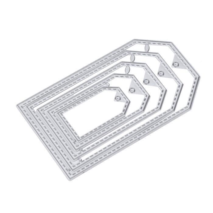 2 Matrices De Découpe Avion Rétro / Montgolfière - Acier Carbone Pour Scrapbooking, Cartes, Gaufrage, 11x16cm