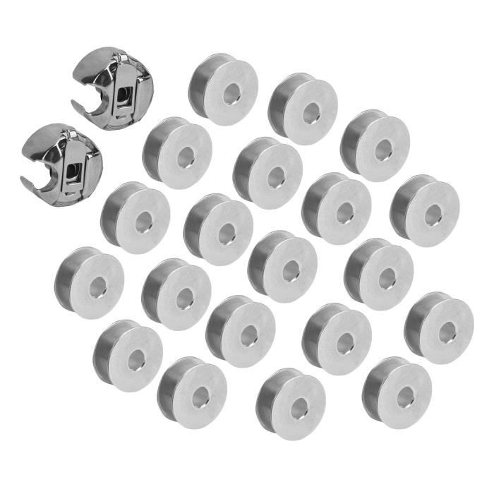 Jenngaoo 100 Pièces Bobines Métal Universelles Pour Machine à Coudre Électrique
