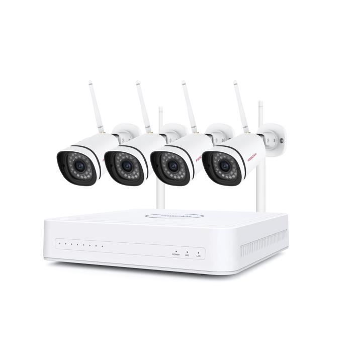Foscam - Kit videosurveillance Wifi FN7108W-B4-N