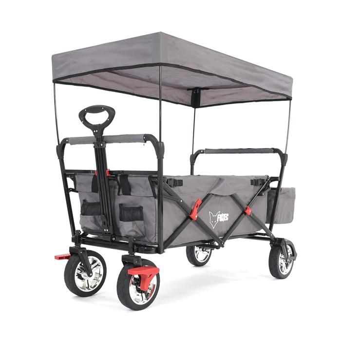 Chariot de transport - FUXTEC City Cruiser - Gris - pliable charge 75 kg