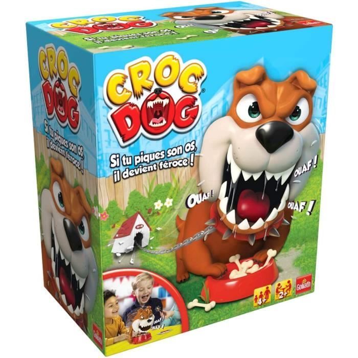 Goliath - Croc Dog - Jeux de societe enfants - Jeu d'adresse - A partir de 4 ans