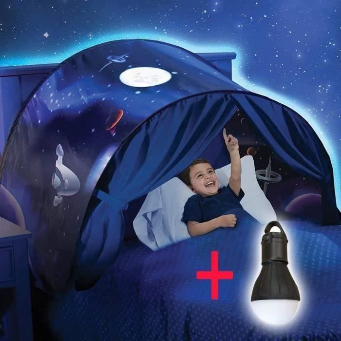 Dream Tents Tente de Jeu Lit Enfant Garçon Fille Ciels Tente pliable avec Tente de Rêve Moustiquaires,GD11545