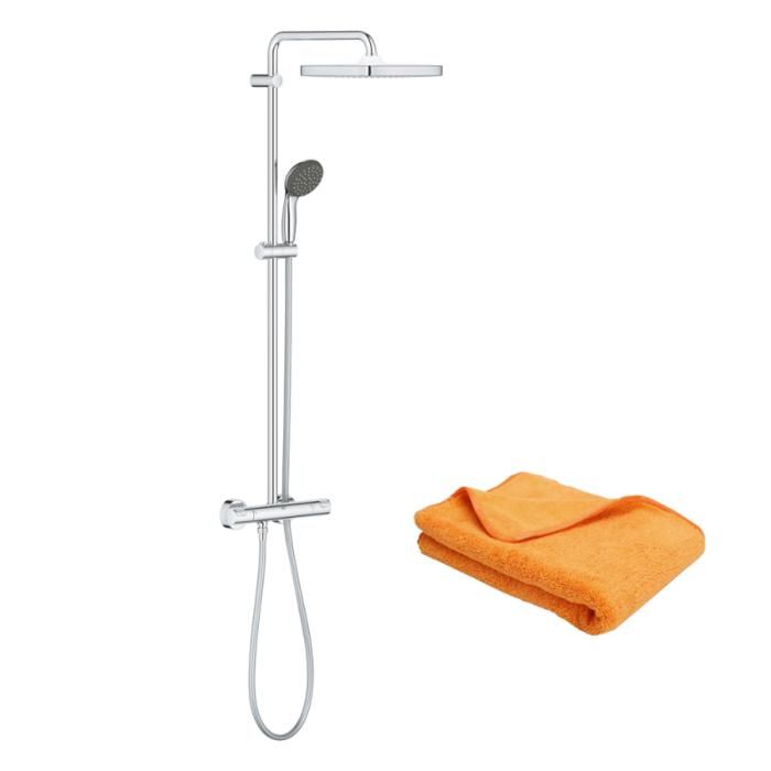 Colonne de douche Grohe avec mitigeur thermostatique Vitalio start