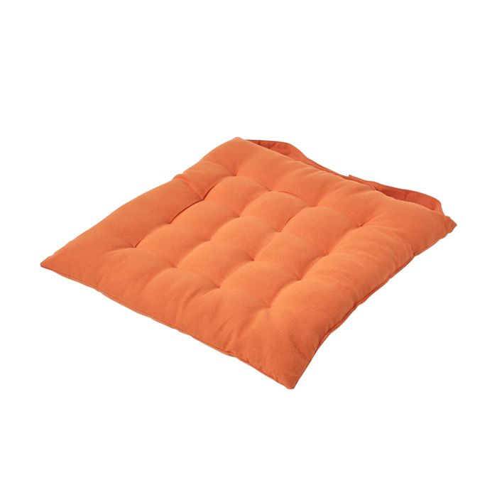 Galette de chaise Capitonnée Terracotta 40 x 40 cm Galette de chaise Capitonnée Terracotta 40 x 40 cm