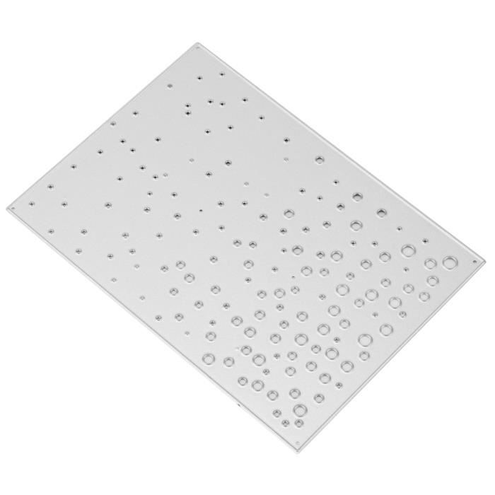 Dies De Découpe Cadre étoile Rond En Acier Carbone - Pochoir Gaufrage Pour Scrapbooking, Cartes De Vœux Et Décorations
