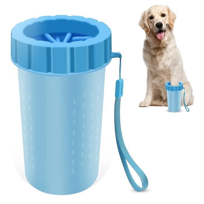 Nettoyeur De Pattes Pour Chien - Tasse Portable Avec Brosse Douce Pour La Boue Et Le Bain - 5