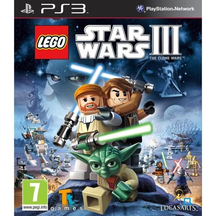 Jeu vidéo - LEGO - Star Wars III : The Clone Wars - PS3 - Action - Scénario inédit